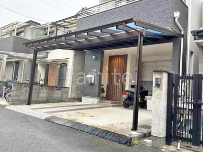 １階テラス屋根 （雨除け） YKKAP ソラリアF フラット屋根 スタンダード 壁付