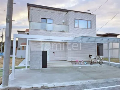 新築シンプル オープン外構