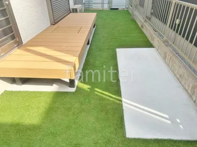 人工木デッキ  LIXIL 人工木 樹ら楽ステージ 