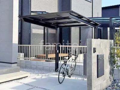 サイクルポート 自転車バイク屋根 LIXIL ネスカF ミニ フラット屋根