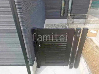 片開き 門扉 LIXIL AB YS1型 太横桟 