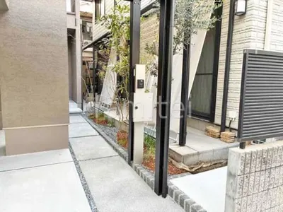 機能門柱 照明あり  YKKAP シンプレオポストユニット 1型 パターン1 