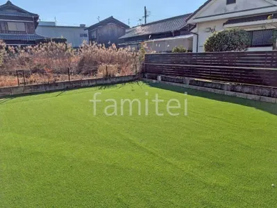 人工芝 防草シート加工 ヨシミツ毛織 リアル人工芝 35mm 