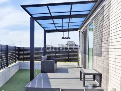 １階テラス屋根 （雨除け） LIXIL 独立式フーゴFテラス フラット屋根 独立式 スタンダード