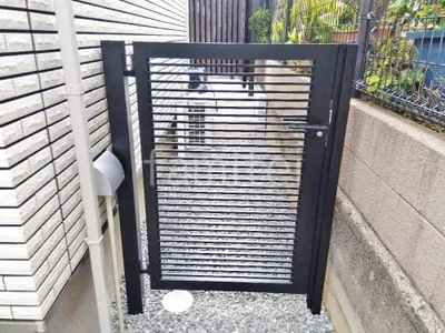 片開き 門扉 LIXIL AB YR2型 細横桟 