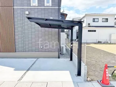 サイクルポート 自転車バイク屋根 LIXIL ネスカF ミニ フラット屋根