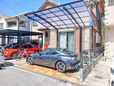 カーポート１台 （単棟） LIXIL ネスカＲ アール屋根