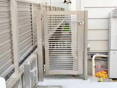 片開き 門扉 LIXIL AB YR2型 細横桟 