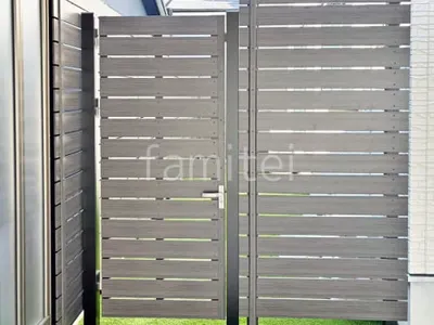 片開き 門扉 F＆F マイティフィット門扉 (内開き) 