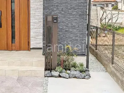 機能門柱 YKKAP ルシアスポストユニットSE02型 ロックガーデン ユニソン ワズロック アオバ