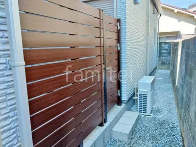 人工木・樹脂 フェンス（木調） F＆F マイティウッド デコll 高尺タイプ 目隠し 木調・ラティス 樹脂