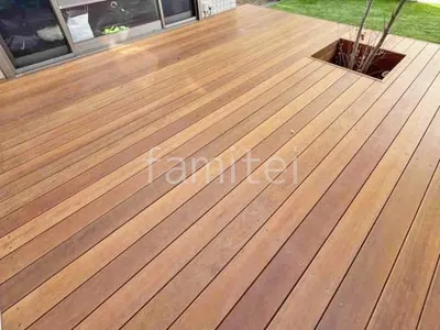 天然木ウッドデッキ ウリン