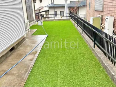 人工芝 防草シート加工 マツモト 人工芝 30mm 