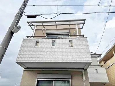 ２階ベランダ屋根  YKKAP ソラリアF フラット屋根 スタンダード 壁付