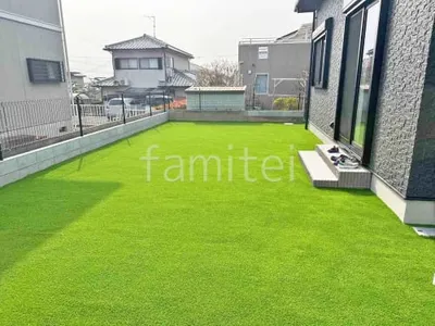 人工芝 防草シート加工 ヨシミツ毛織 リアル人工芝 35mm 