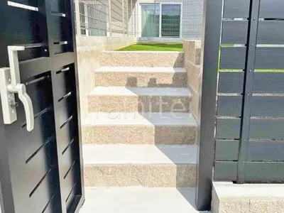 化粧ブロック階段 太陽エコブロックス フルスプリット モルタル仕上げ