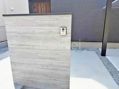 タイル門柱  タカショー セラ ウォール 門柱セット 