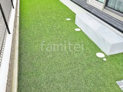 人工芝 防草シート加工 ヨシミツ毛織 リアル人工芝 35mm 