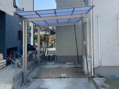 カーポート１台 （単棟） LIXIL ネスカＦ フラット屋根