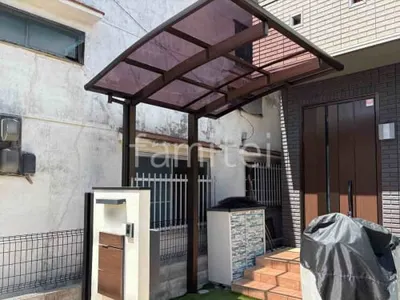 サイクルポート 自転車バイク屋根 YKKAP アリュース アール屋根