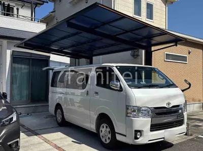 カーポート１台 （単棟） YKKAP 木製調 エフルージュ FIRST フラット屋根