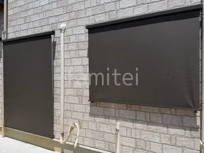 壁付け シェード（日除け） LIXIL スタイルシェード 枠/壁設置 デザイン 