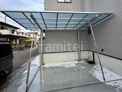カーポート１台 （単棟） YKKAP エフルージュ FIRST フラット屋根