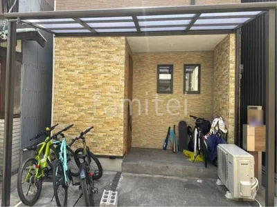 １階テラス屋根 （雨除け） LIXIL スピーネF フラット屋根 スタンダード 壁付