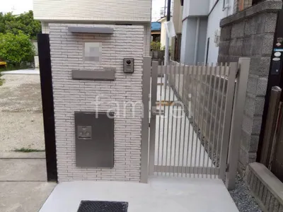 片開き 門扉 YKKAP シンプレオTB4型 たて格子 
