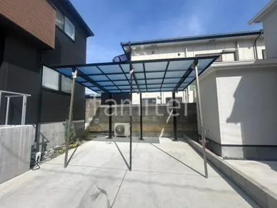 カーポート１台 （単棟） 三協アルミ セルフィ フラット屋根