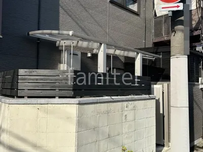 サイクルポート 自転車バイク屋根 YKKAP アリュース アール屋根