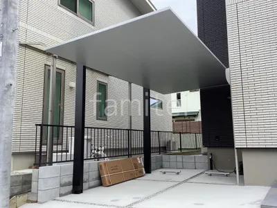 カーポート１台 （単棟） LIXIL カーポートSC フラット屋根 吊り下げ屋根