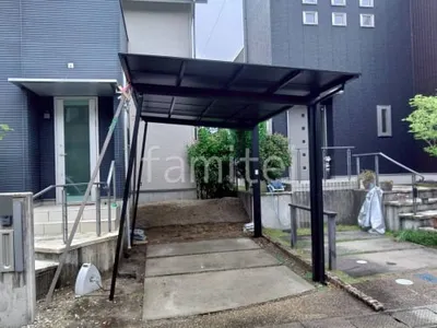 カーポート１台 （単棟） LIXIL ネスカＦ フラット屋根