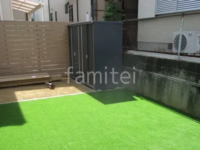 リフォームシンプル オープン外構