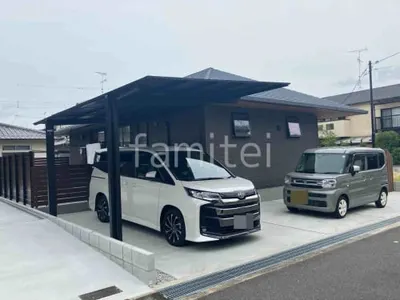 カーポート１台 （単棟） LIXIL ネスカＦ フラット屋根