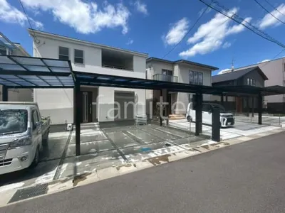 カーポート２台(ワイド) ツイン LIXIL ネスカＦ フラット屋根