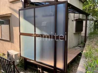 オプション 前面パネル 本体色 ブラウン 屋根色 クリアマット（熱線遮断）