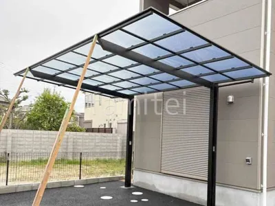 カーポート１台 （単棟） LIXIL ネスカＦ フラット屋根