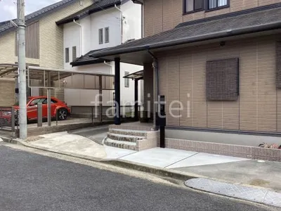 玄関アプローチ床 土間コンクリート