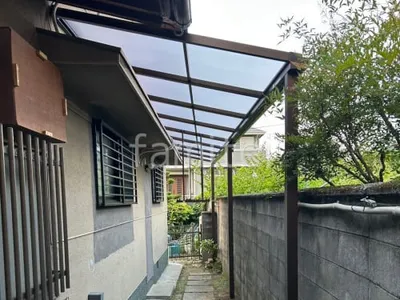 １階テラス屋根 （雨除け） YKKAP ソラリアF フラット屋根 スタンダード 壁付