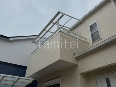 ２階ベランダ屋根  YKKAP ソラリアF フラット屋根 スタンダード 壁付