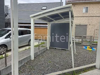 サイクルポート 自転車バイク屋根 LIXIL ネスカR ミニ アール屋根