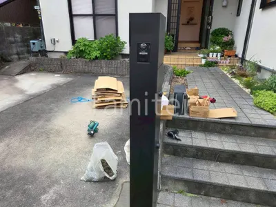 機能門柱 照明なし  LIXIL FT 宅配ボックスなし 