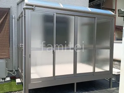 引き戸 樹脂デッキ サンルーム（テラス囲い） YKKAP ソラリアR アール屋根