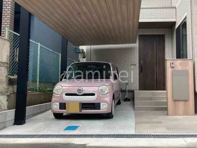 駐車場ガレージ床 土間コンクリート 伸縮目地