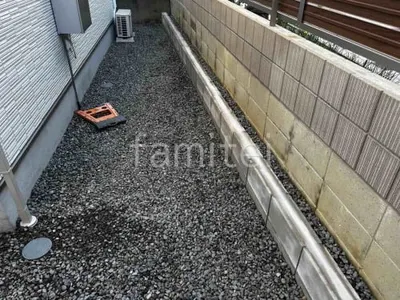 境界塀 CBブロック積