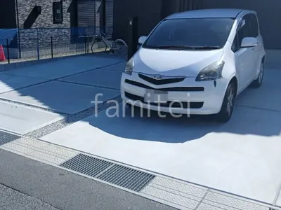 駐車場ガレージ床 土間コンクリート バラス目地