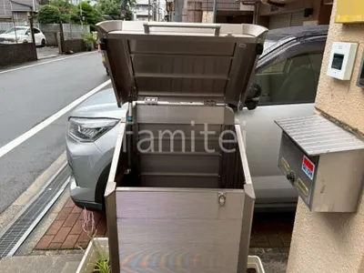 ゴミストッカー 蓋交換