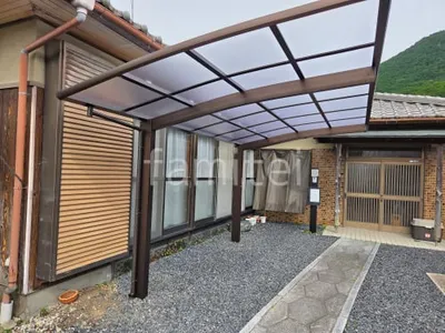 カーポート１台 （単棟） YKKAP アリュース アール屋根