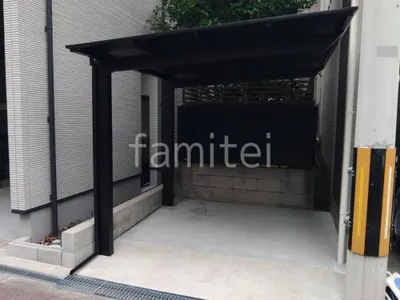 カーポート１台 （単棟） LIXIL ネスカＦ フラット屋根